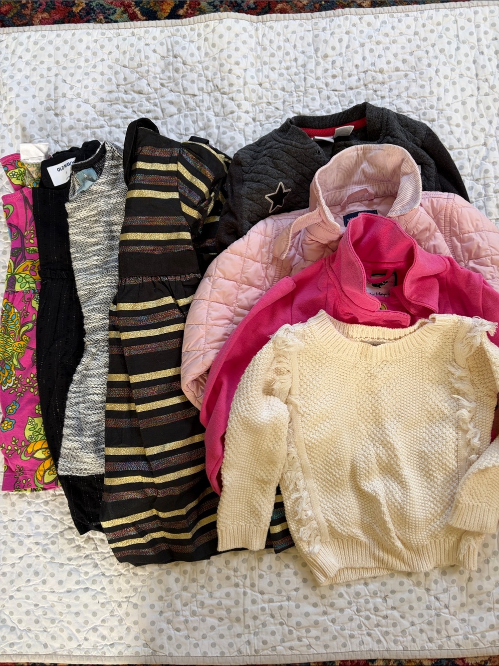 2t winter fall bundle Ralph Lauren jacket, fisherman’s sweater, dresses pea coat
